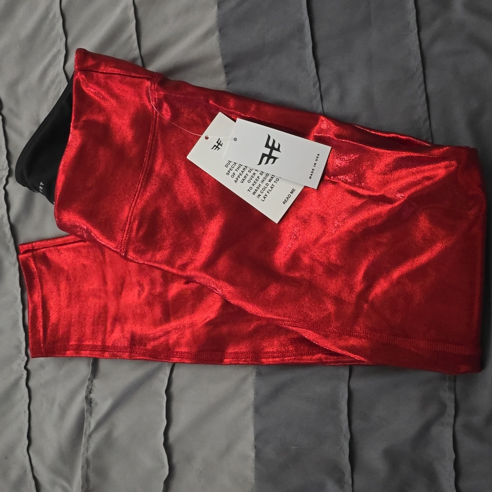 Heroine Sport Marvel Leggings - Metallic Red - Medium